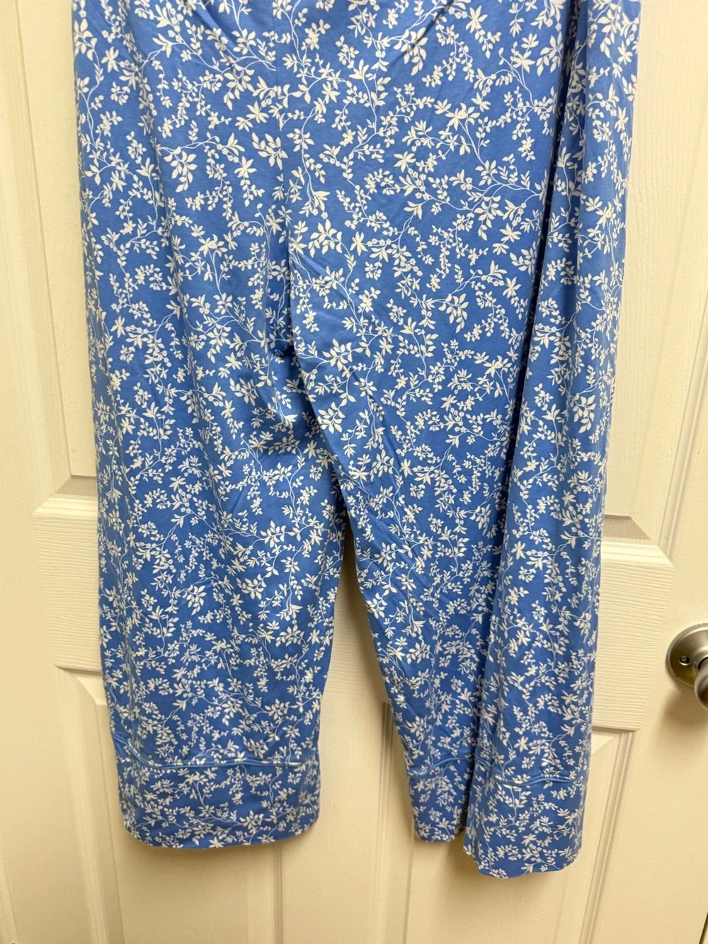 Lake Pajamas Blue Floral Short Sleeve Pajama Set
